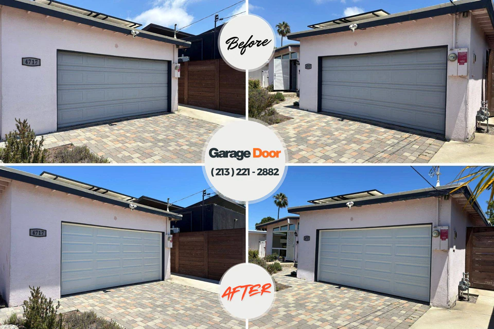 Before and after: garage door opener repair Eagle Lake, FL